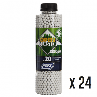 ASG Megapack 24x Open Blaster Bio BBs 0,20g 3300st