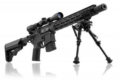 Lancer Tactical LT-32 DMR Semi Auto 6mm - Svart