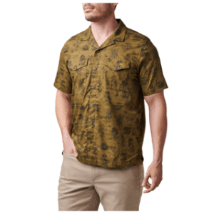 5.11 Tactical Vay-Camo Short Sleeve Shirt (Färg: Field Green, Storlek: Medium)