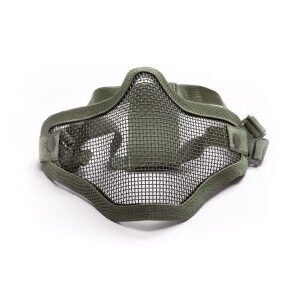 ASG Strike Systems Airsoft Metal Mesh Mask Lower Half (Färg: OD Green)