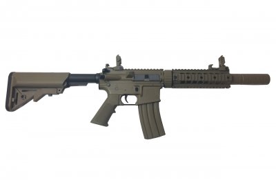 Cybergun Colt M4 Silent OPS Metal AEG 6mm - Tan