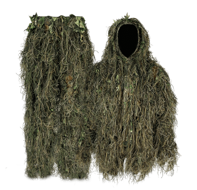 Full Mundur Hybrid Ghillie Suit - Woodland (Storlek: Small/Medium)