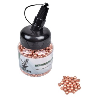 JS-Tactical Kopparpläterade Stålrundkulor 6mm 0,90g 1000st