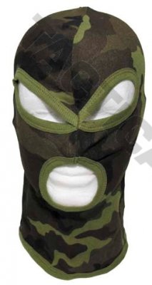 MFH Balaclava 3-håls CZ-Tarn Camo