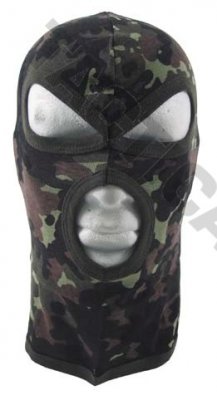 MFH Balaclava 3-håls Flecktarn Camo