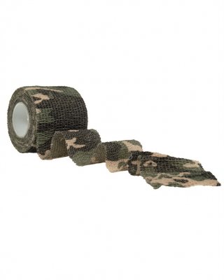 Mil-Tec Camo Tape 50mm Återanvändningsbar (Färg: Woodland)