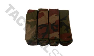 Milsig 4 Pod Pouch for Vest woodland camo
