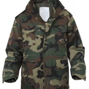 Rothco M-65 Jacka (Färg: Woodland, Storlek: X-Small Long)