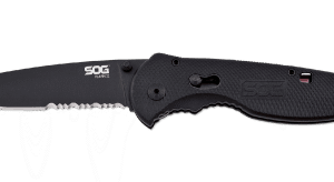 SOG Flash II Black Tini Serr.