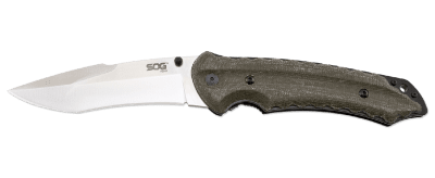 SOG Kiku Satin Fällkniv Large