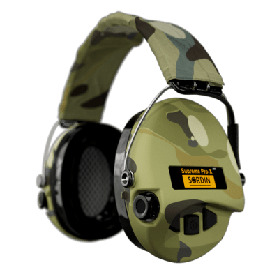 Sordin Supreme Pro X H2 LED Gel (Färg: Camo/Camo)