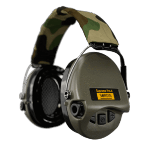 Sordin Supreme Pro X H2 LED Gel (Färg: Grön/Camo)