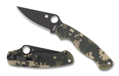 Spyderco Para-Military 2 81GCMOBK2 2 Comp Lock - Digital Camo/Black