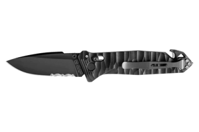 TB Outdoor S200 C.A.C Serrated - Svart PA6