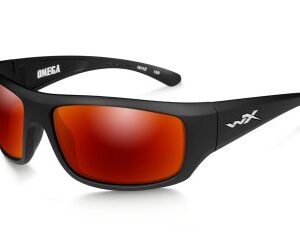 WileyX OMEGA Crimson Mirror Matte Black Frame