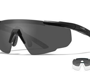 WileyX SABER ADV Smoke/Clear Matte Black Frame