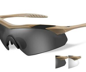WileyX Vapor Grey/Clear Tan Frame