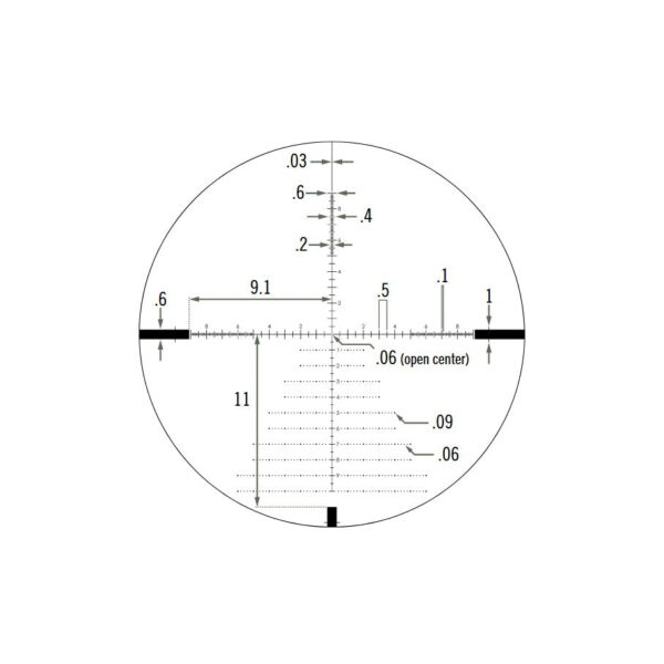 Diamondback Tactical 4-16x44 FFP EBR-2C MRAD Kikarsikte