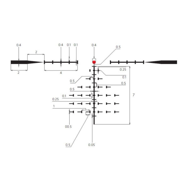 Hornet 1-6x24 Belyst Kikarsikte